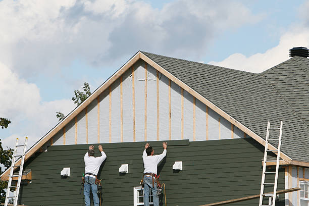 Professional Siding Contractor technician working in Clayton, NJ
